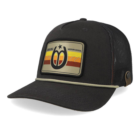 Gorra Cara Blanca Bandido Negra Unitalla