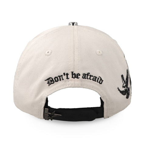 Gorra Cash Only 2502 Dont Be Afraid Blanco Unitalla