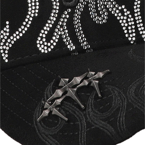 Gorra Cash Only 2503 Tumbados Flames Negro Unitalla