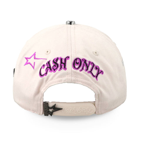 Gorra Cash Only 2509 Beige Teddy Blanco Unitalla