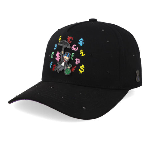 Gorra Cash Only 2514 Monopoly Visor Negro Unitalla