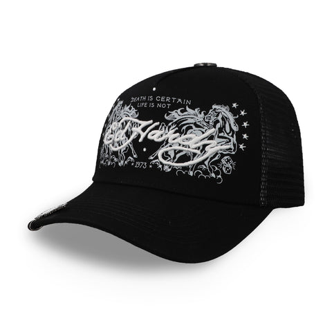 Gorra Ed Hardy Death Is Certain Negro Unitalla