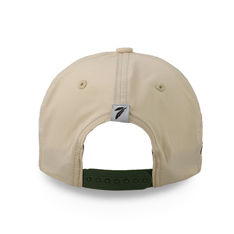 Gorra Oak Feather Logo Beige Verde Unitalla