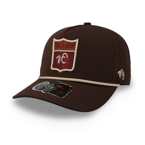 Gorra Oak Feather Oak Shield Café Unitalla