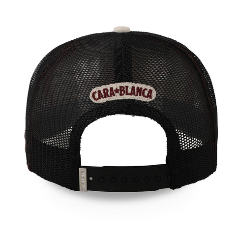 Gorra Cara Blanca CB Ranching Trucker Crema Negro Unitalla