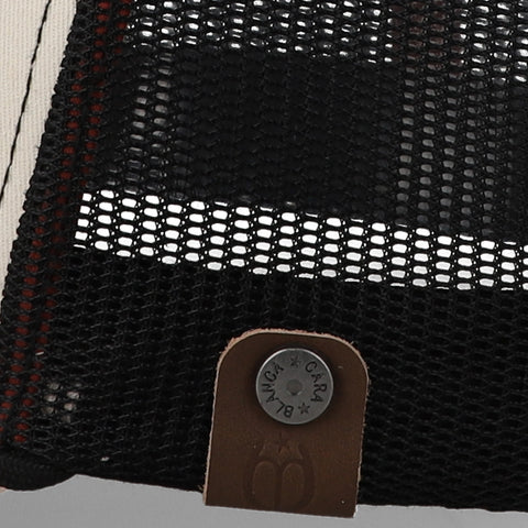 Gorra Cara Blanca CB Ranching Trucker Crema Negro Unitalla