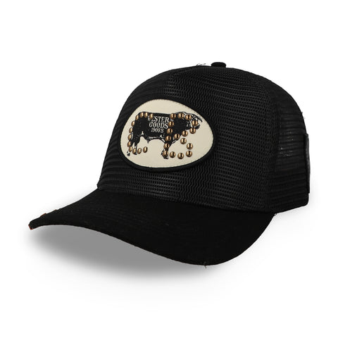 Gorra Cara Blanca CB Blackdraft Trucker Negro Unitalla