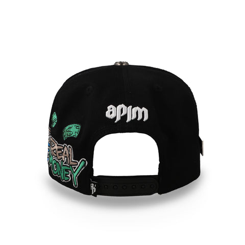 Gorra Aplomo Fake Smile Real Money Negro Unitalla