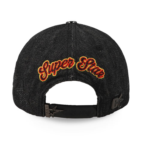 Gorra Cash Only Super Star Varsity Denim Negro
