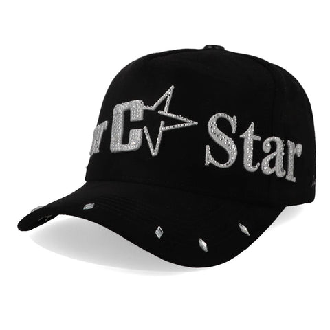 Gorra Cash Only Super Star Logo Negra Unitalla