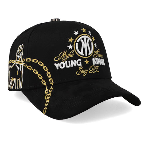 Gorra Baez Young Kingz 4 Negra Unitalla