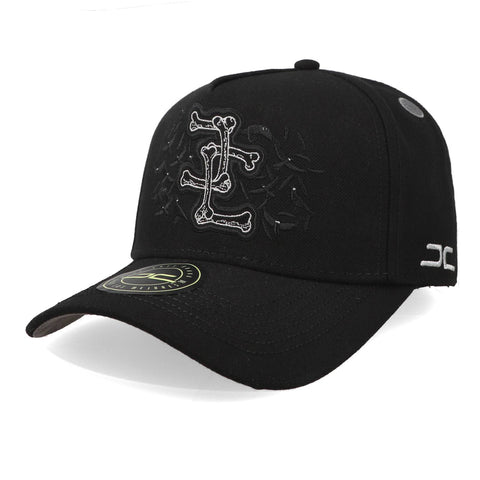 Gorra JC Hats JC Bones Negra Unitalla