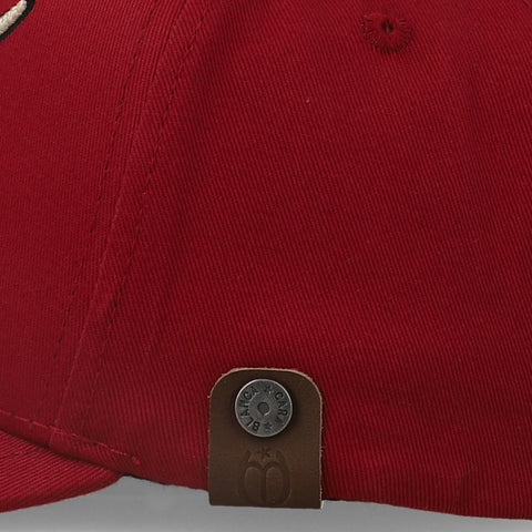 Gorra Cara Blanca CBR Cattleman Horns Roja Unitalla