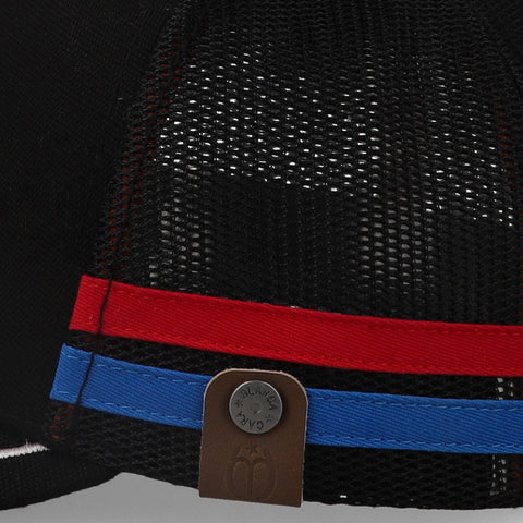 Gorra Cara Blanca Cattleman Double Line Star Negra Unitalla