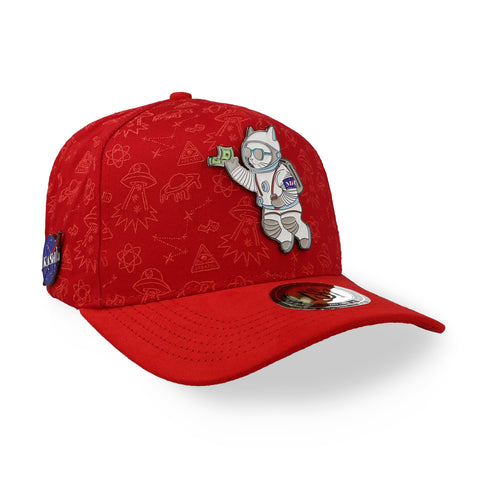 Gorra Mr. Kash Lost In Space Roja Unitalla