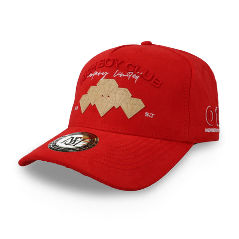 Gorra Mr. Kash Rich Boy Club Roja Unitalla