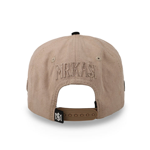 Gorra Mr. Kash Rich Boy Club Caqui y Café Unitalla