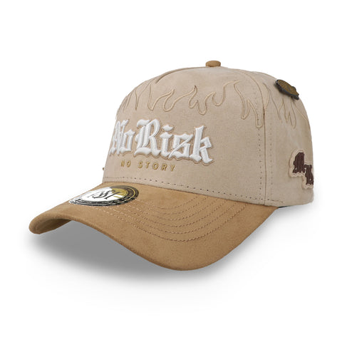 Gorra Mr. Kash No Risk Caqui y Beige Unitalla