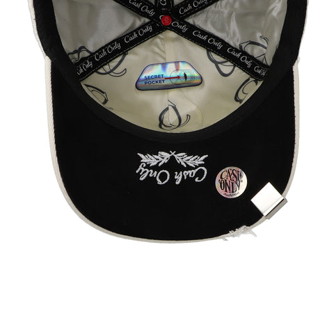 Gorra Cash Only Q4 Classics White Negro Unitalla
