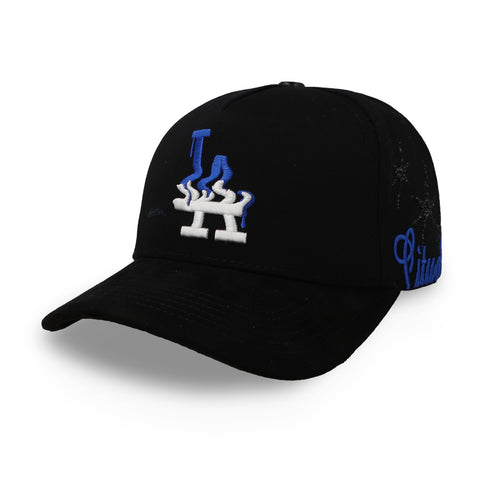 Gorra Cash Only Q4 Classics LA Azul y Negro Unitalla