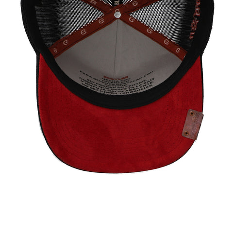 Gorra Cara Blanca CNYH Golden Stallion Negra Unitalla