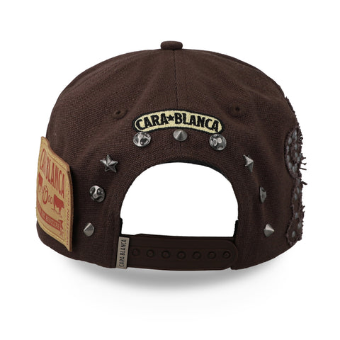 Gorra Cara Blanca CBR Flowers Cattle Ranch Negra Unitalla