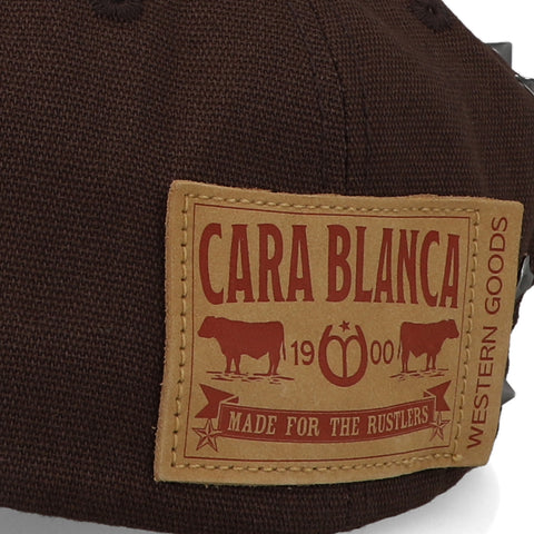 Gorra Cara Blanca CBR Flowers Cattle Ranch Negra Unitalla