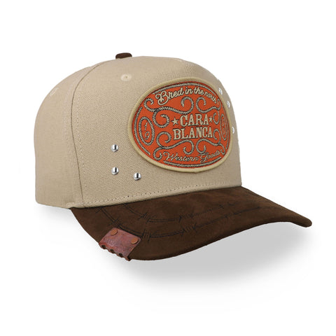 Gorra Cara Blanca CBR Bred In The North Negra Unitalla