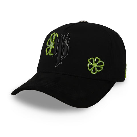 Gorra Aplomo AP FLWRS 6997 Negra Unitalla