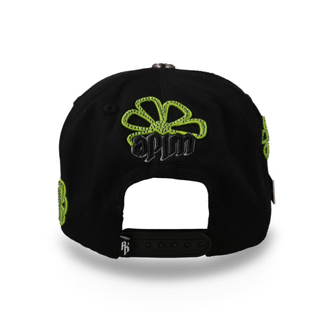 Gorra Aplomo AP FLWRS 6997 Negra Unitalla