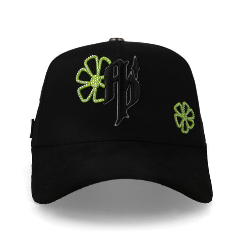 Gorra Aplomo AP FLWRS 6997 Negra Unitalla