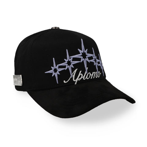 Gorra Aplomo AP Shine 7000 Negra Unitalla