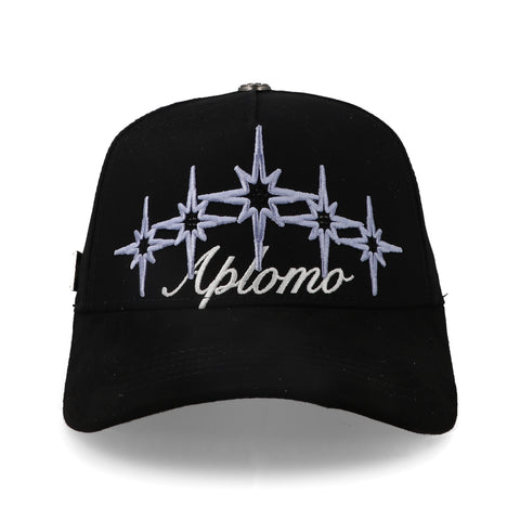 Gorra Aplomo AP Shine 7000 Negra Unitalla