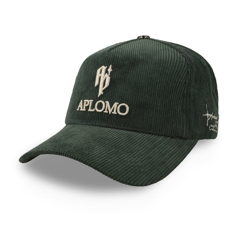 Gorra Aplomo AP Mini Corduroy 7017 Verde Oscuro Unitalla