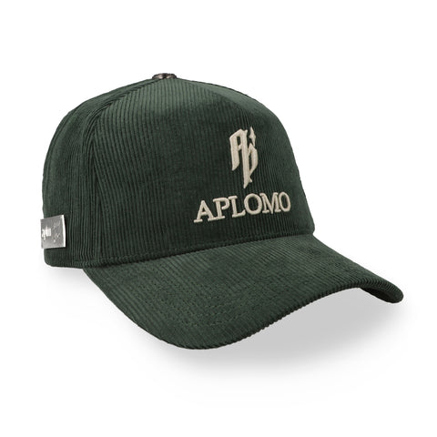 Gorra Aplomo AP Mini Corduroy 7017 Verde Oscuro Unitalla
