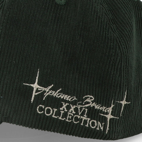 Gorra Aplomo AP Mini Corduroy 7017 Verde Oscuro Unitalla
