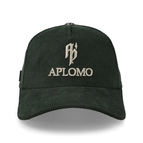 Gorra Aplomo AP Mini Corduroy 7017 Verde Oscuro Unitalla