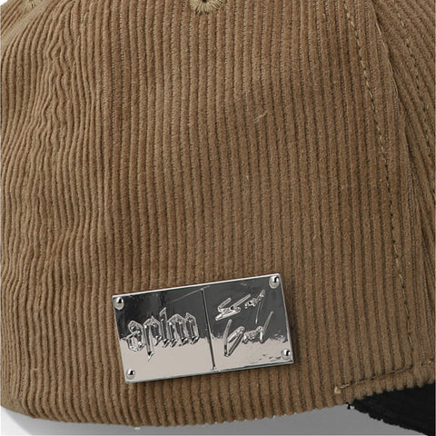 Gorra Aplomo AP Cream Corduroy 7109 Beige Unitalla