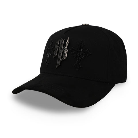 Gorra Aplomo AP Crosses 7123 Negra Unitalla
