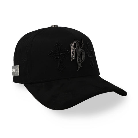 Gorra Aplomo AP Crosses 7123 Negra Unitalla