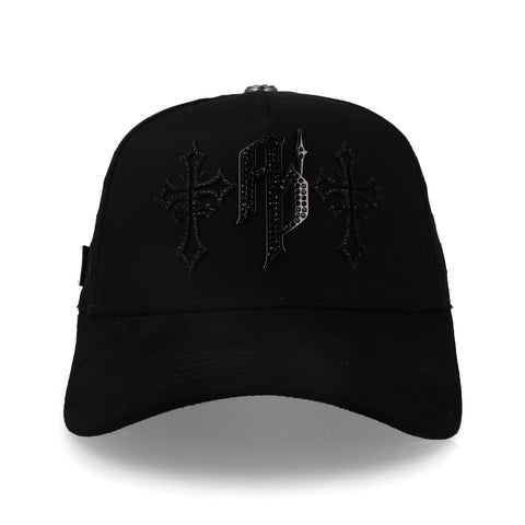 Gorra Aplomo AP Crosses 7123 Negra Unitalla
