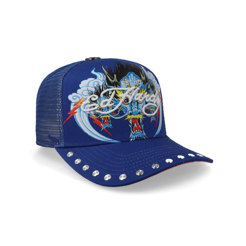 Gorra Ed Hardy Dragon Mesh Azul Unitalla