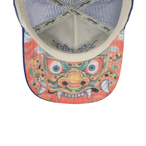 Gorra Ed Hardy Dragon Mesh Azul Unitalla