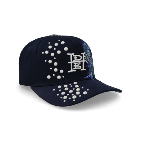 Gorra Ed Hardy Dragon and Pearls Azul Unitalla