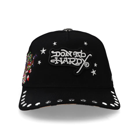 Gorra Ed Hardy Don Dragon and Stars Negra Unitalla