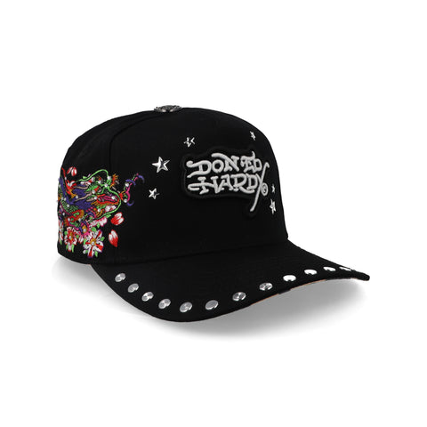 Gorra Ed Hardy Don Dragon and Stars Negra Unitalla