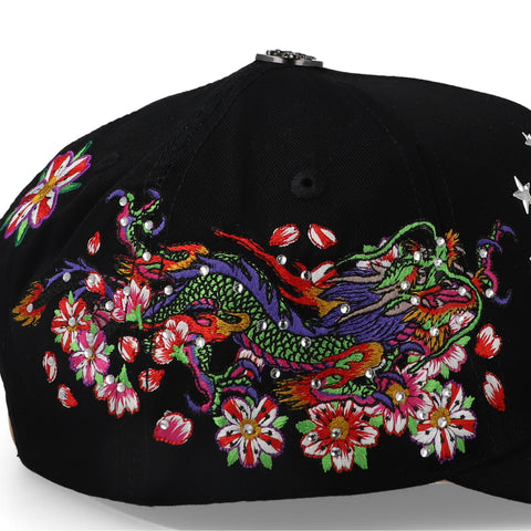 Gorra Ed Hardy Don Dragon and Stars Negra Unitalla