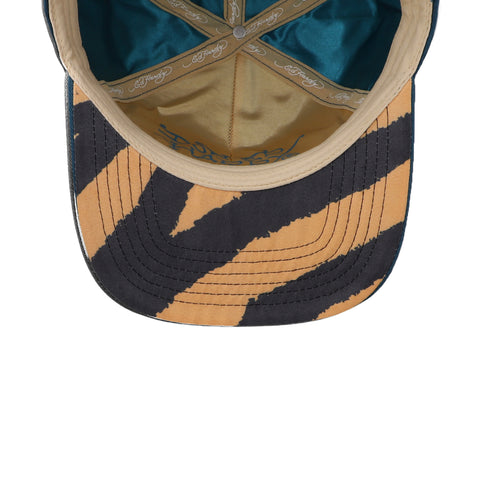 Gorra Ed Hardy Don Tiger and Stars Verde Azulado Unitalla
