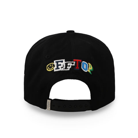 Gorra Offtop Pilotito Good Vibes Rain Bob Negro Unitalla