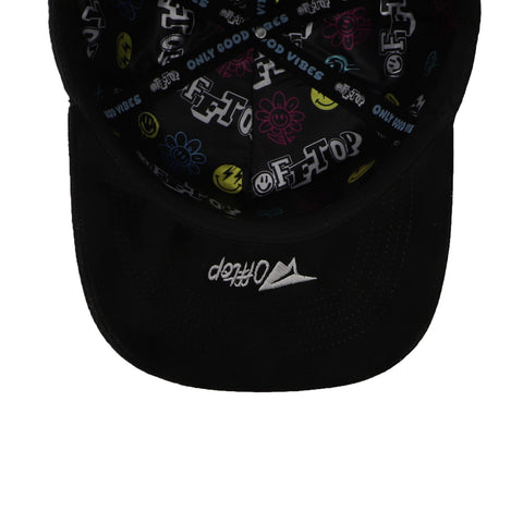 Gorra Offtop Pilotito Good Vibes Rain Bob Negro Unitalla